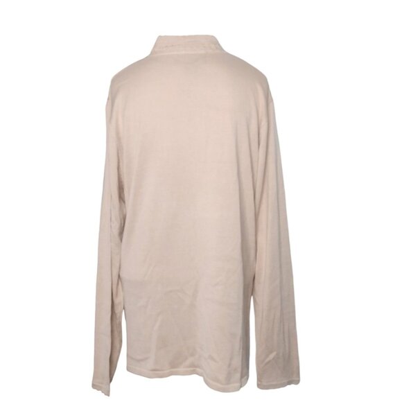 Ann Bowen Silk Blend Open Knit Cardigan Sweater Size M Zip American Classics - Picture 4 of 6